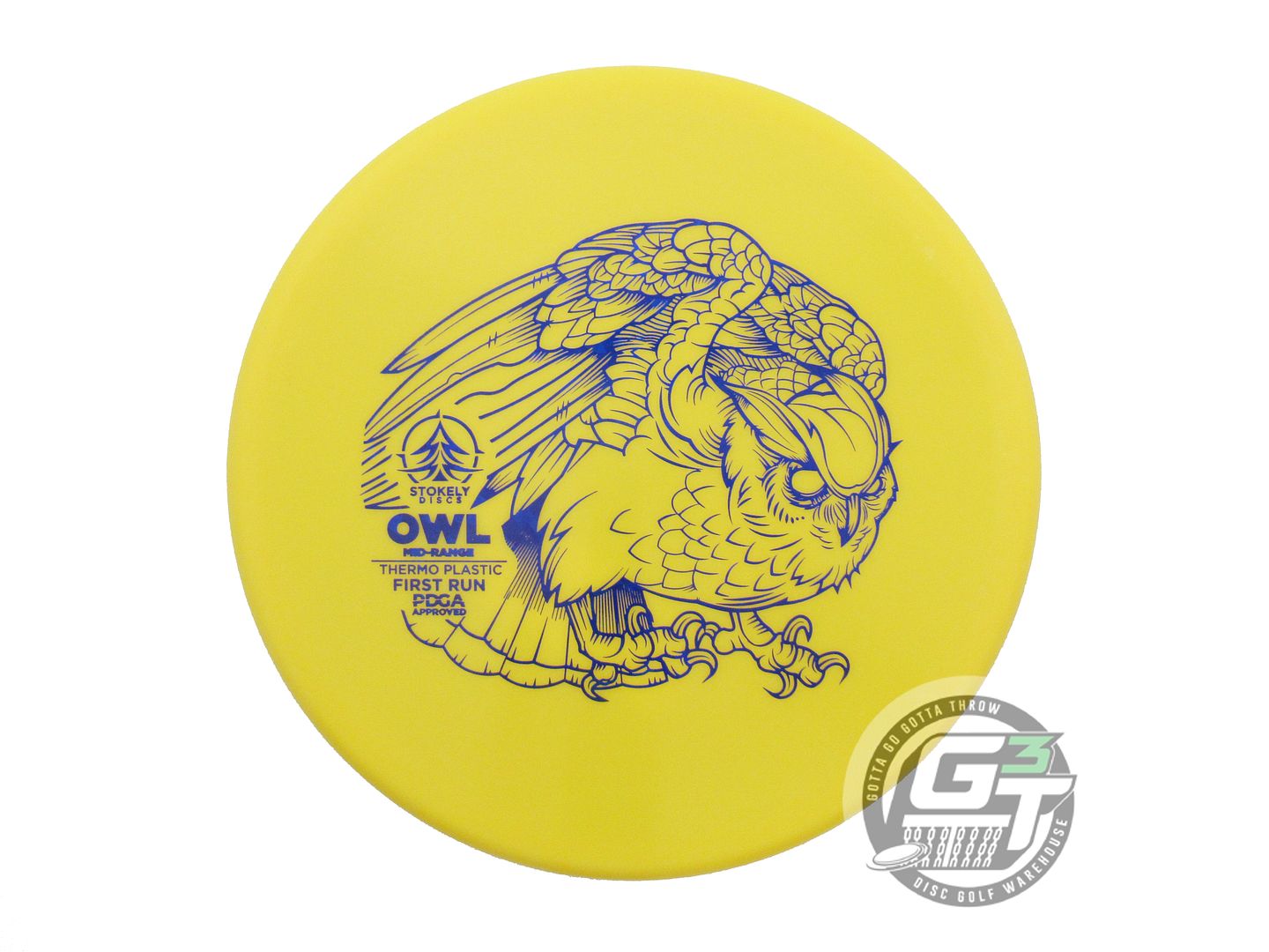 Stokely First Run Thermo Owl Midrange Golf Disc (Individually Listed)