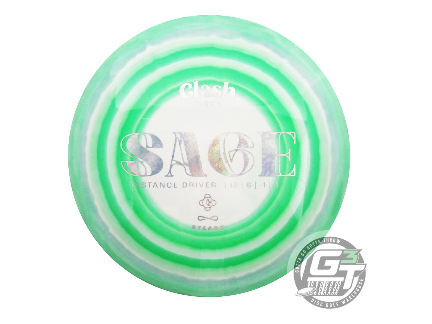 Clash Steady Ring Sage Distance Driver Golf Disc (Individually Listed)