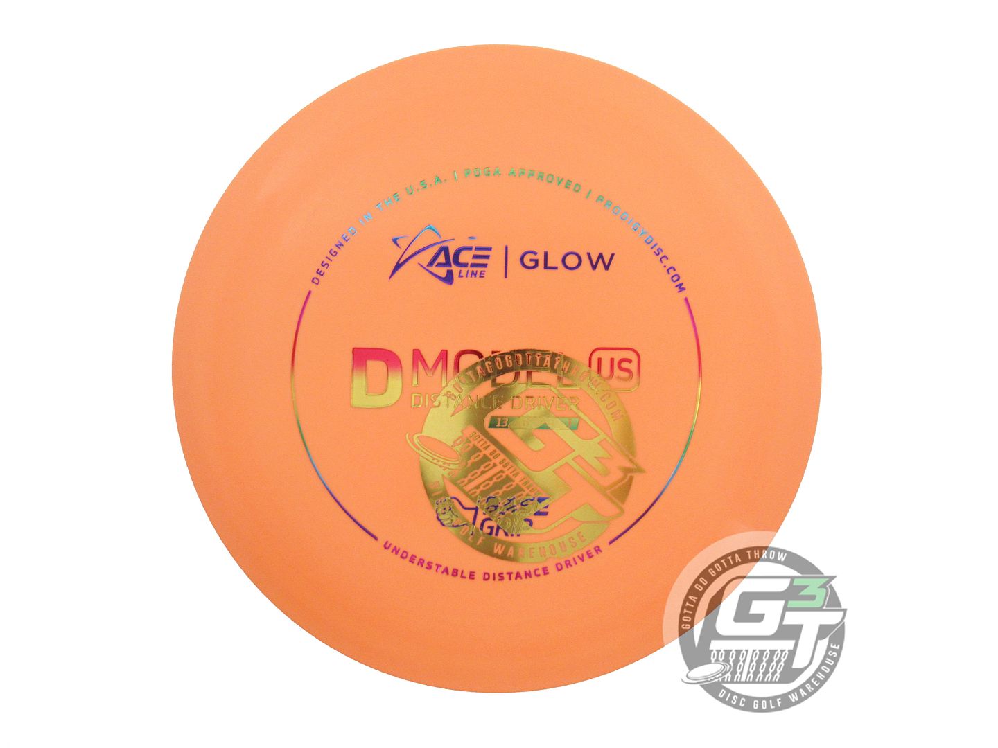 Prodigy Factory Second Ace Line Glow Base Grip D Model US Distance Driver Golf Disc (Individually Listed)
