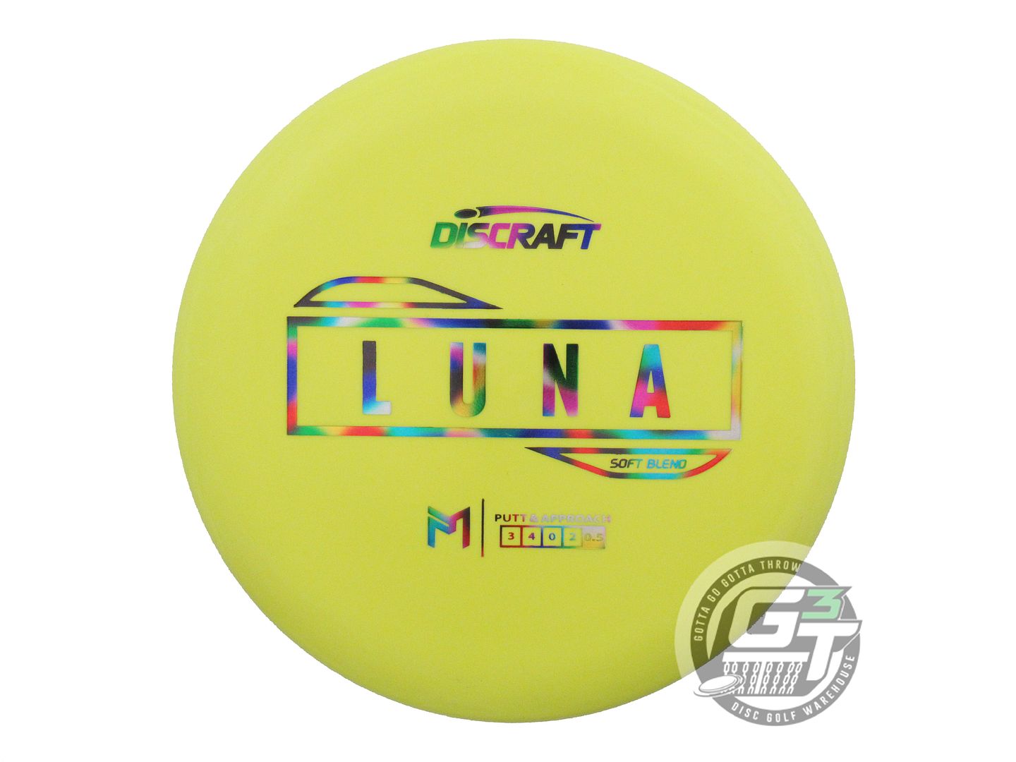 Discraft Paul McBeth Signature Putter Line Soft Luna Putter Golf Disc (Individually Listed)