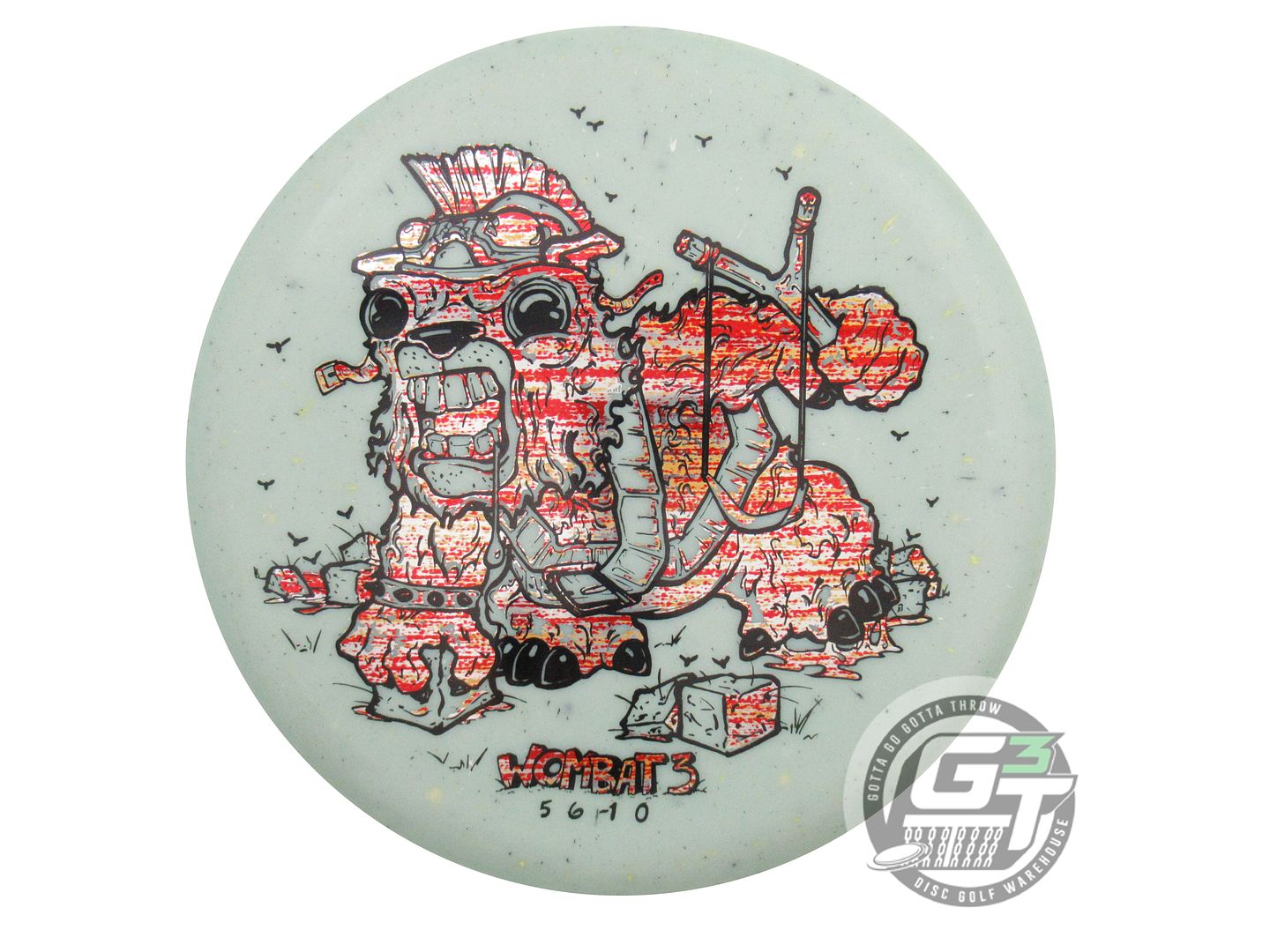 Innova Limited Edition Unhinged Stamp Splatter Star Wombat3 Midrange Golf Disc (Individually Listed)