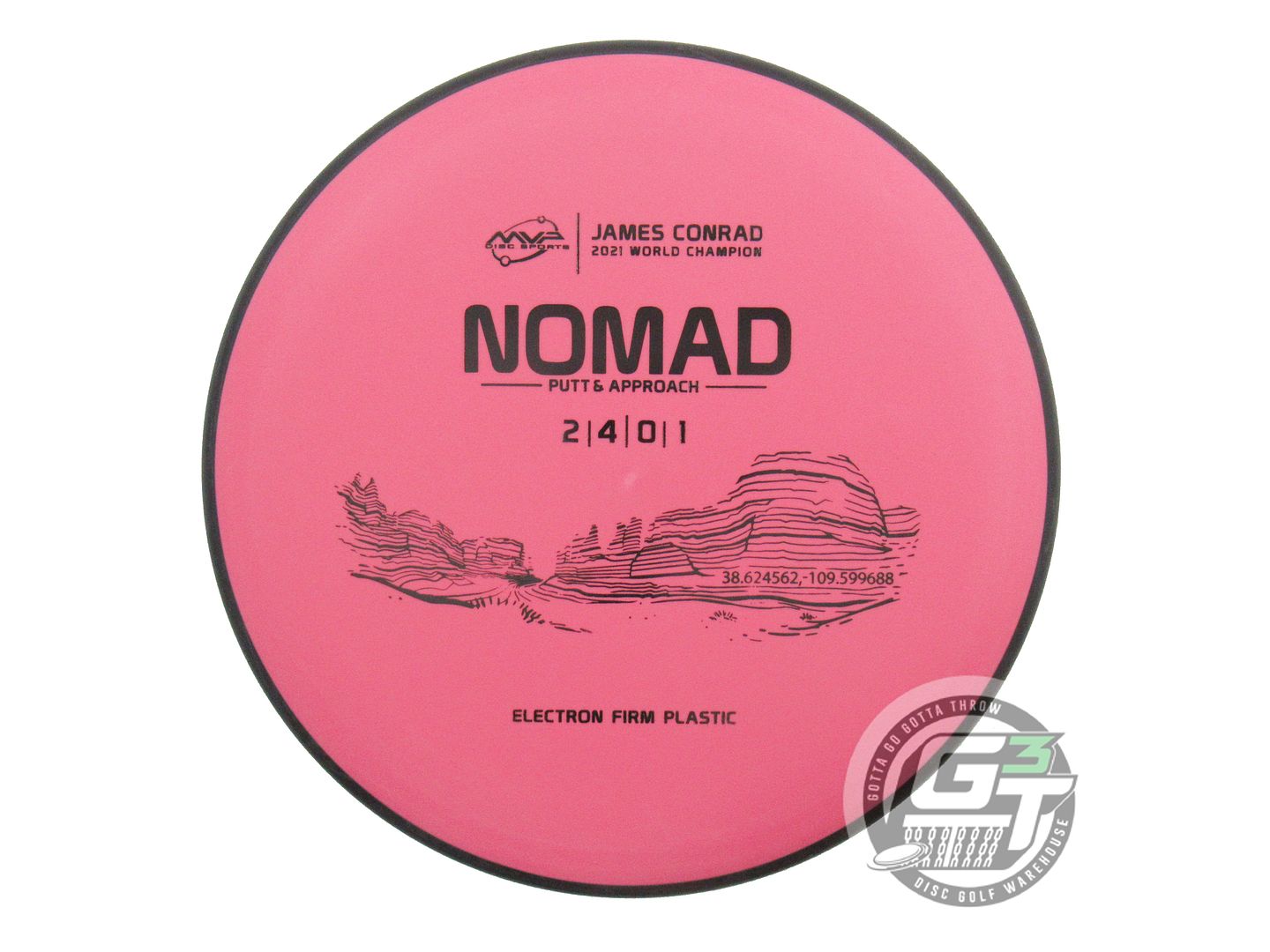 MVP Electron Firm Nomad [James Conrad 1X] Putter Golf Disc (Individually Listed)