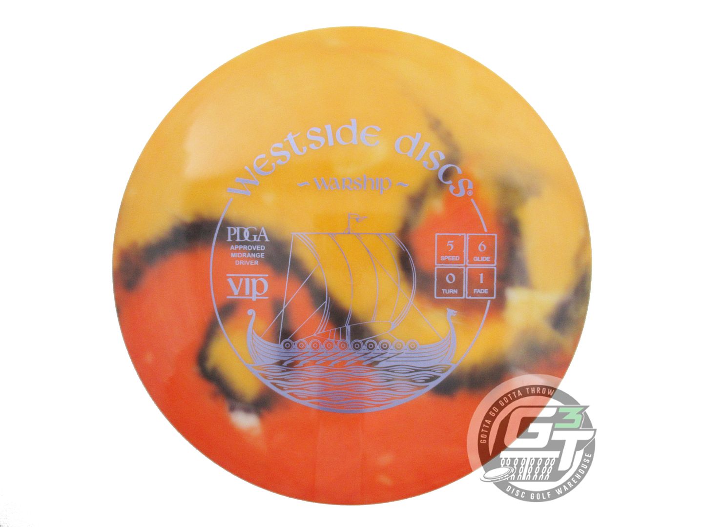 Westside MyDye VIP Warship Midrange Golf Disc (Individually Listed)