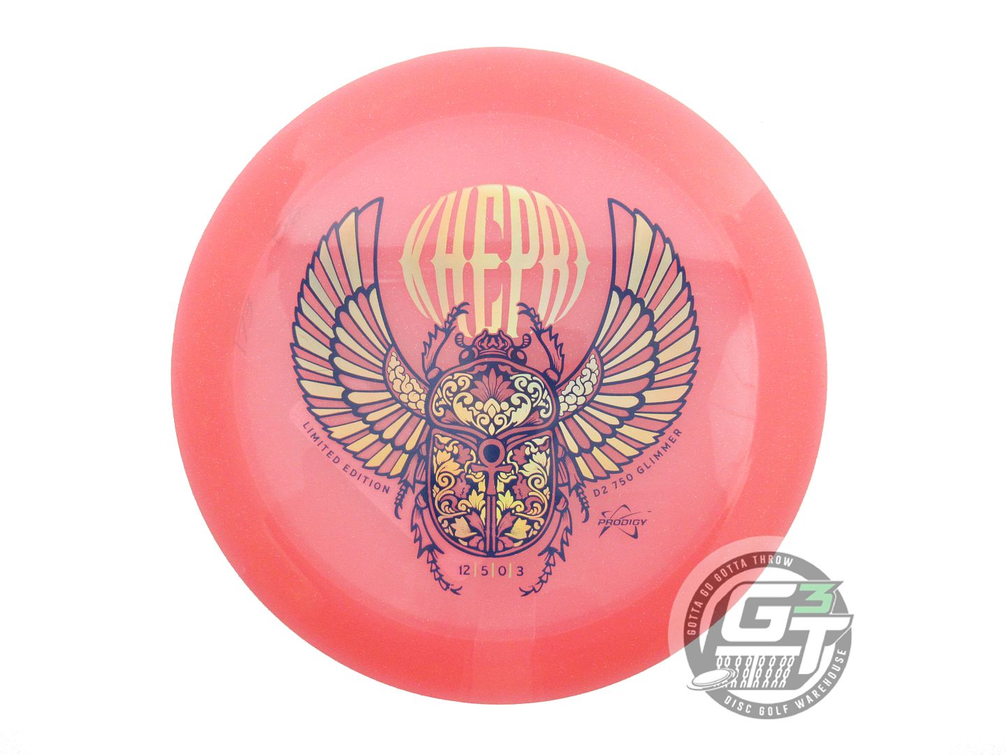Prodigy Limited Edition Khepri Stamp Glimmer 750 Series D2 Distance Driver Golf Disc (Individually Listed)
