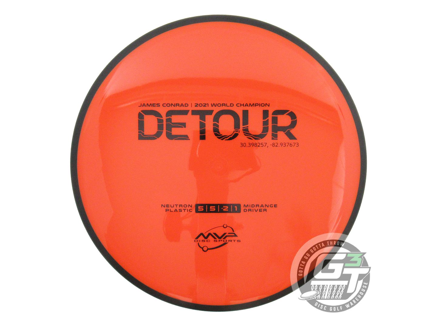 MVP Neutron Detour [James Conrad 1X] Midrange Golf Disc (Individually Listed)