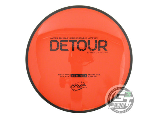 MVP Neutron Detour [James Conrad 1X] Midrange Golf Disc (Individually Listed)