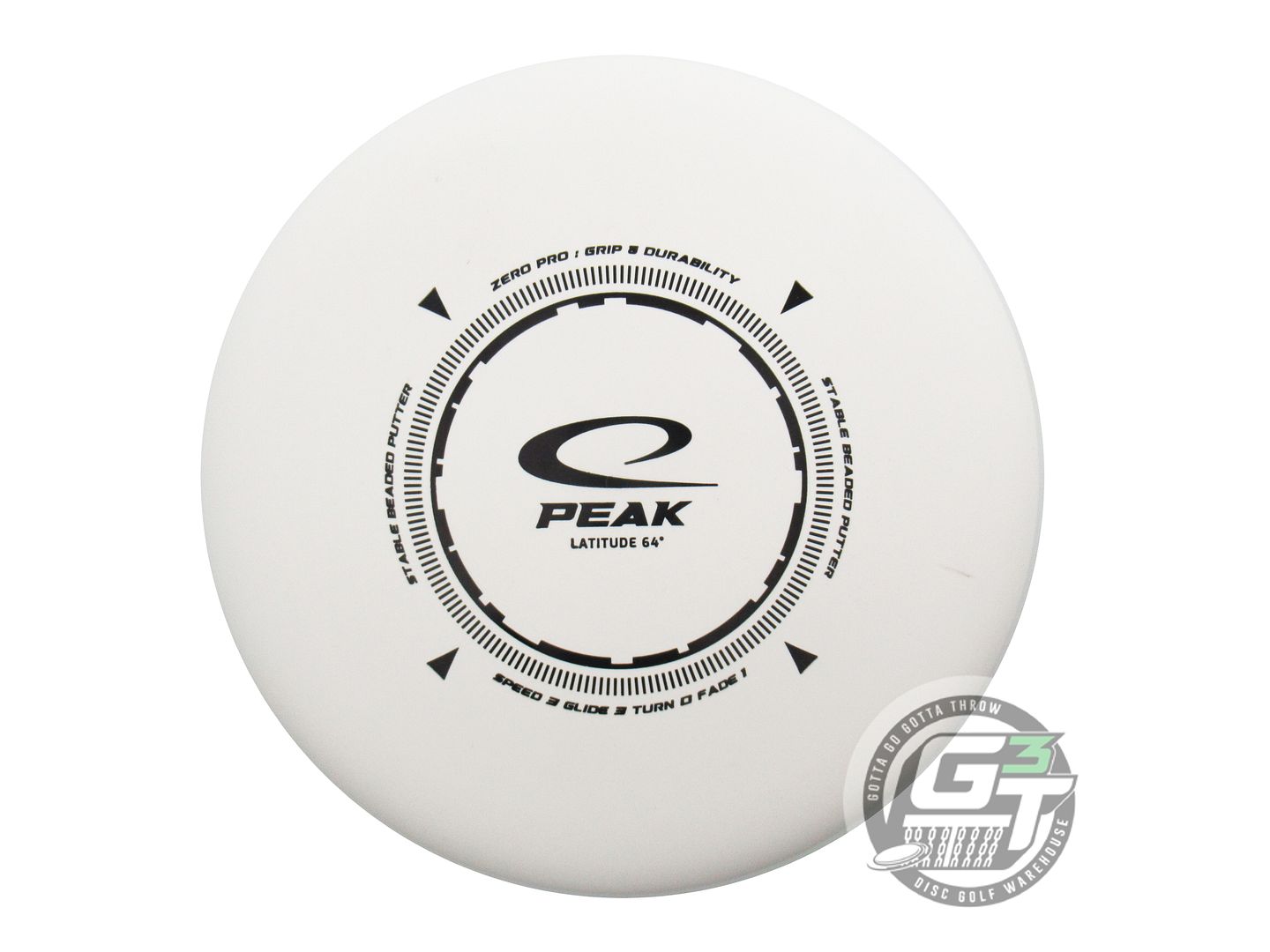 Latitude 64 Zero Pro Peak Putter Golf Disc (Individually Listed)