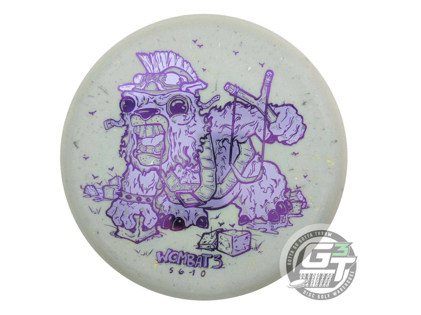 Innova Limited Edition Unhinged Stamp Splatter Star Wombat3 Midrange Golf Disc (Individually Listed)