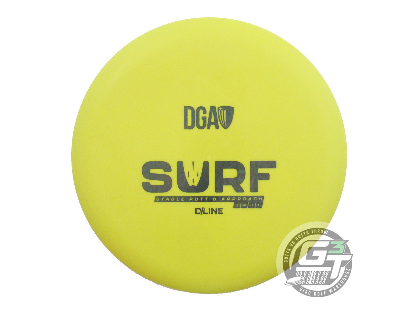 DGA D-Line Surf Putter Golf Disc (Individually Listed)