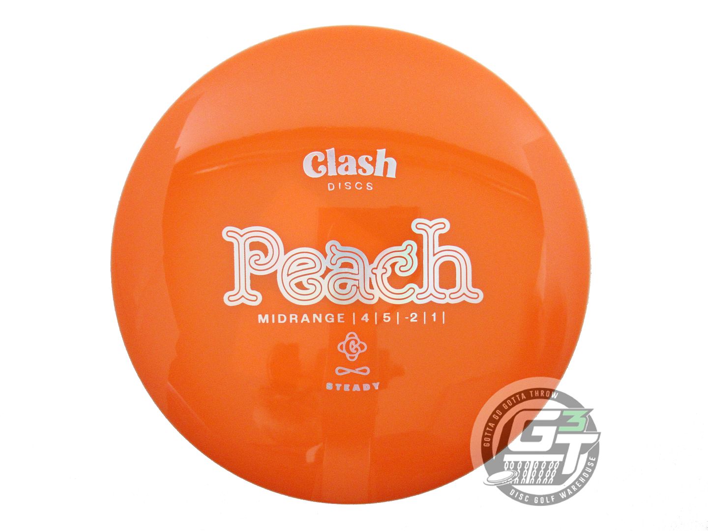 Clash Steady Peach Midrange Golf Disc (Individually Listed)