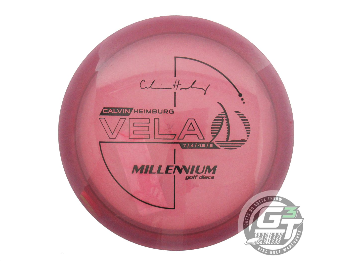 Millennium Calvin Heimburg Signature Flat Top Quantum Vela Fairway Driver Golf Disc (Individually Listed)