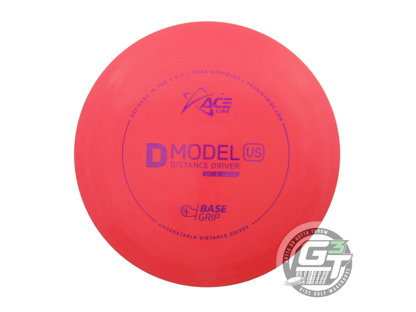 Prodigy Ace Line Base Grip D Model US Distance Driver Golf Disc (Individually Listed)
