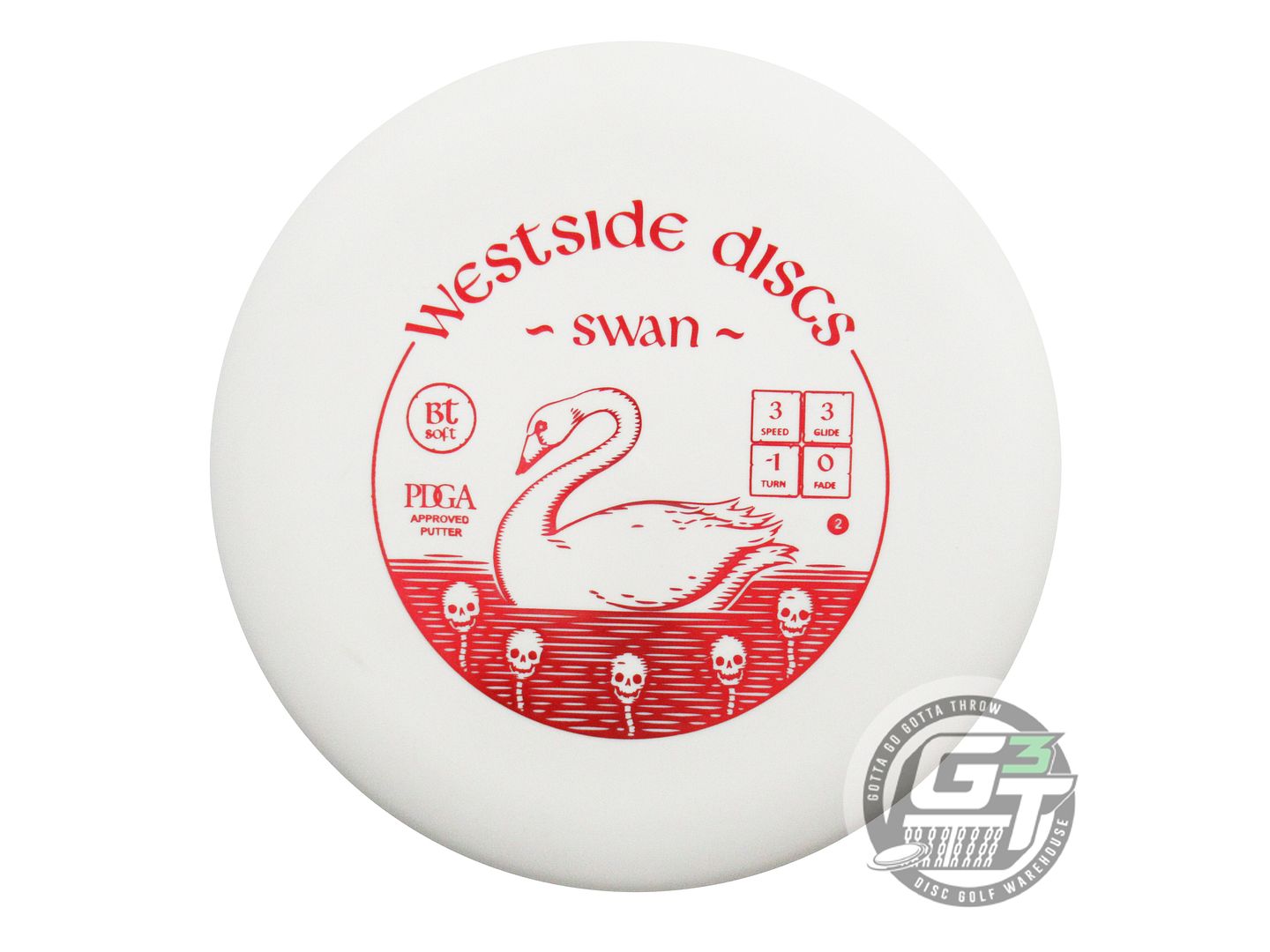 Westside BT Soft Swan 1 Reborn Putter Golf Disc (Individually Listed)