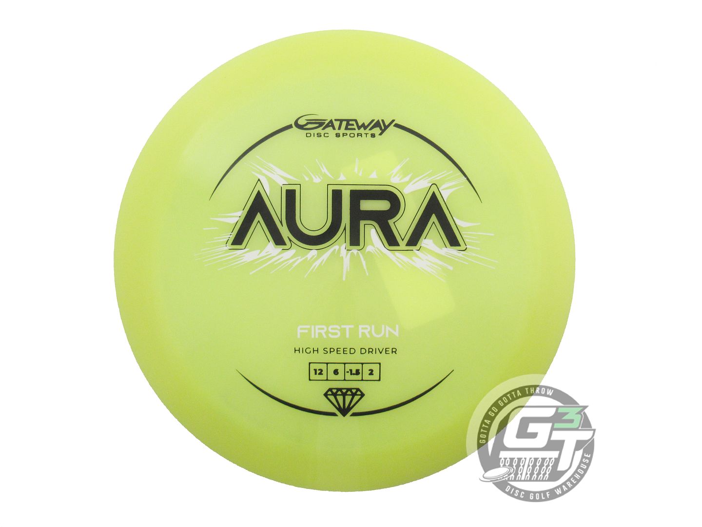 Gateway First Run Diamond Aura Distance Driver Golf Disc (Individually Listed)