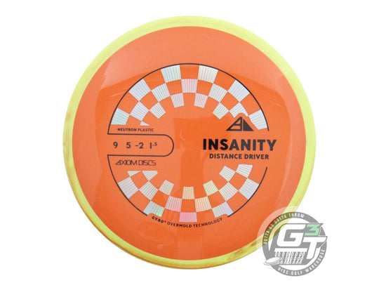 Axiom Neutron Insanity Distance Driver Golf Disc (Individually Listed)
