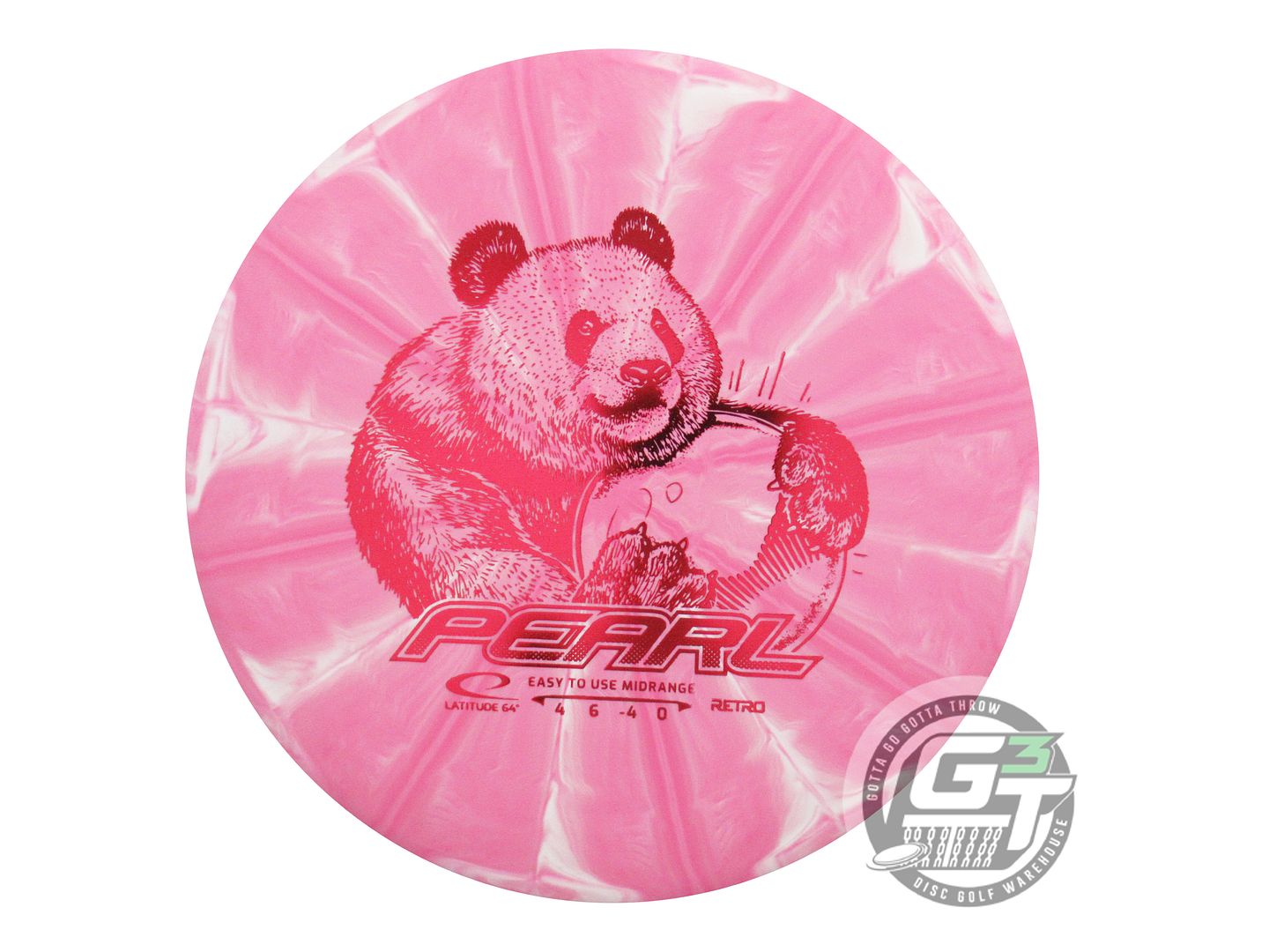Latitude 64 Retro Burst Pearl Midrange Golf Disc (Individually Listed)