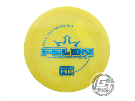 Dynamic Discs Lucid AIR Felon Fairway Driver Golf Disc (Individually Listed)