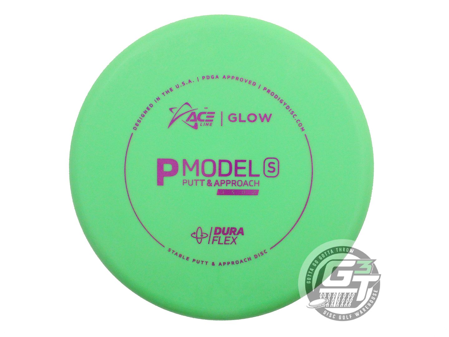Prodigy Ace Line Glow DuraFlex P Model S Putter Golf Disc (Individually Listed)