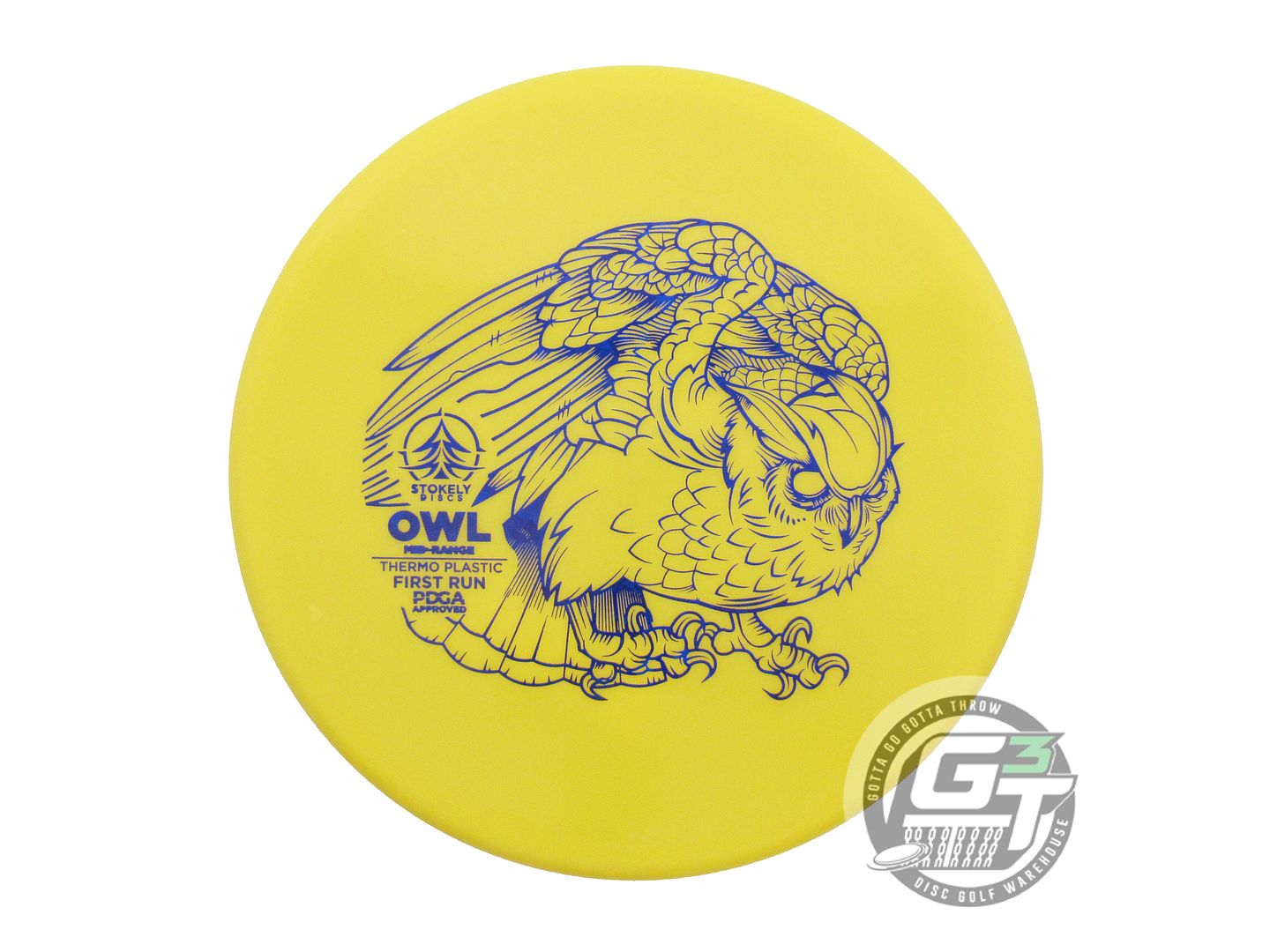 Stokely First Run Thermo Owl Midrange Golf Disc (Individually Listed)