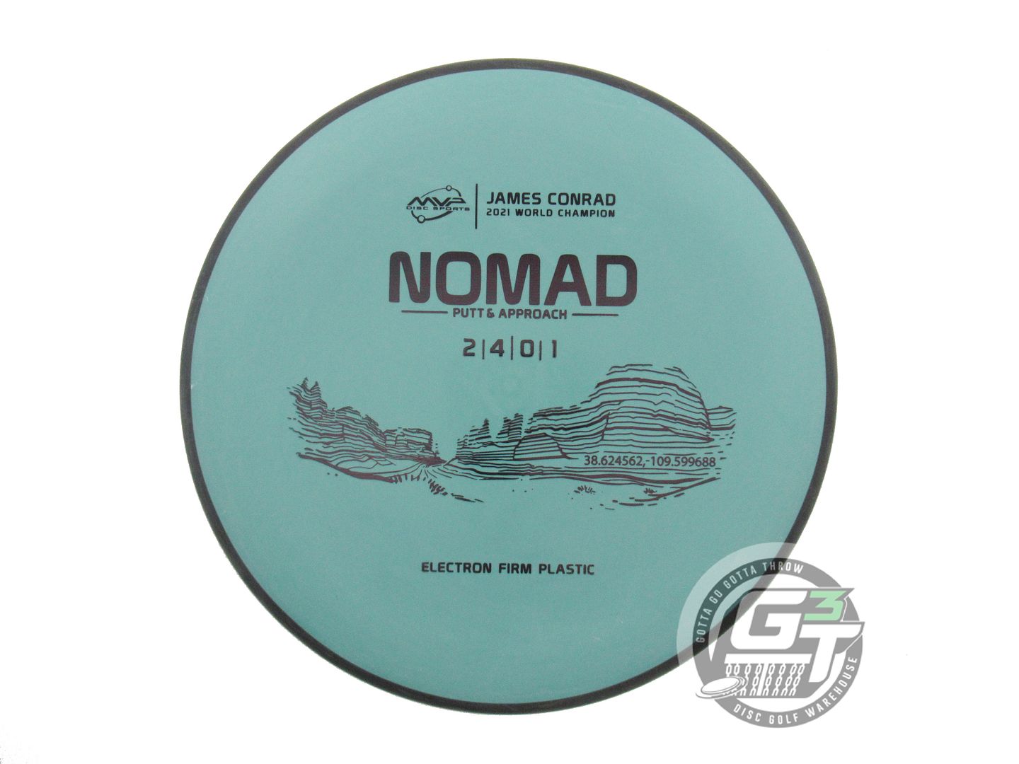 MVP Electron Firm Nomad [James Conrad 1X] Putter Golf Disc (Individually Listed)