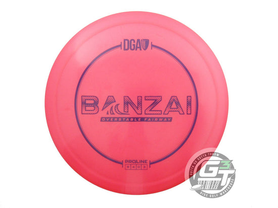 DGA ProLine Banzai Fairway Driver Golf Disc (Individually Listed)
