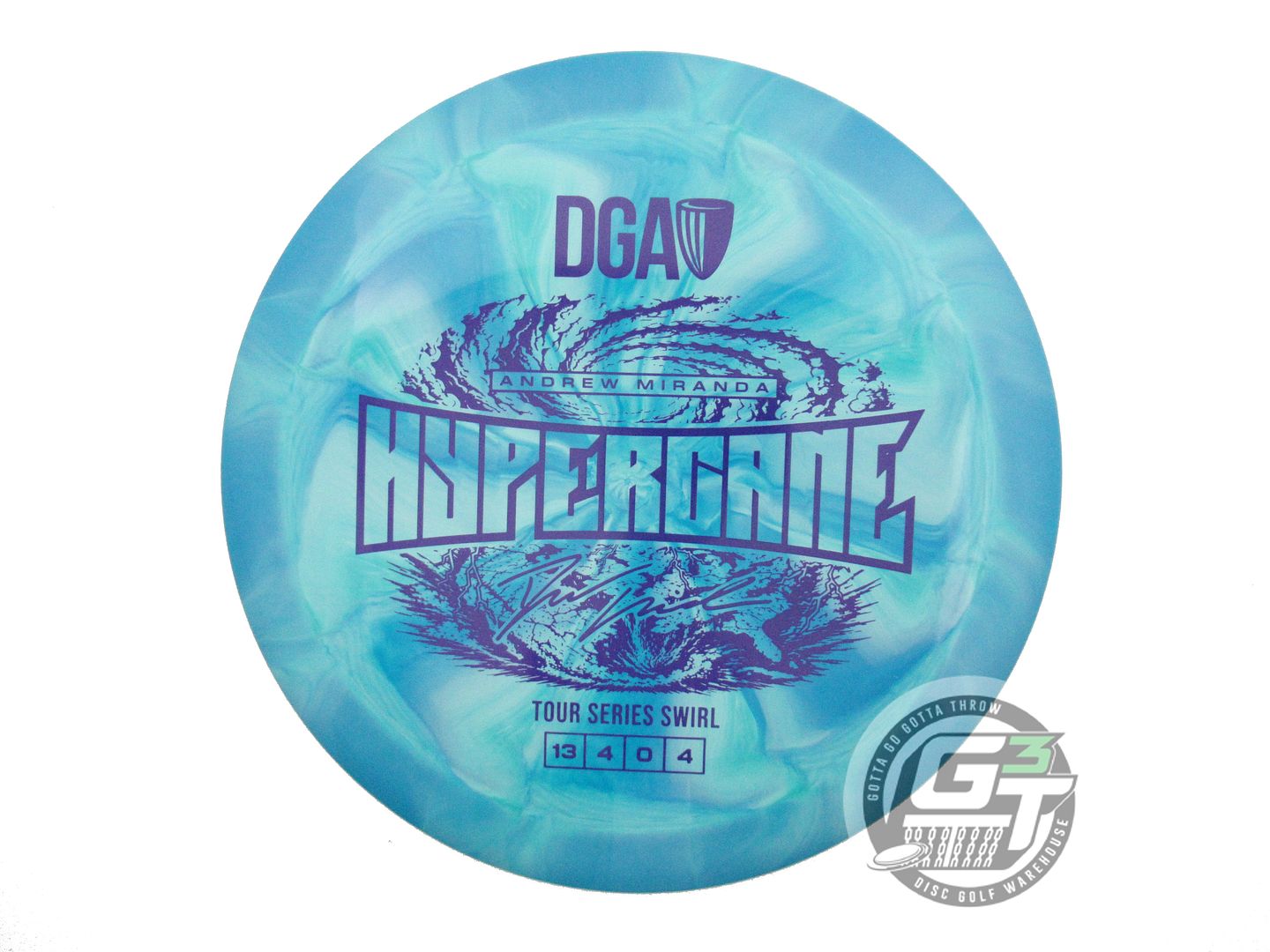 DGA Limited Edition 2026 Tour Series Andrew Miranda Special Blend Hypercane Distance Driver Golf Disc (Individually Listed)