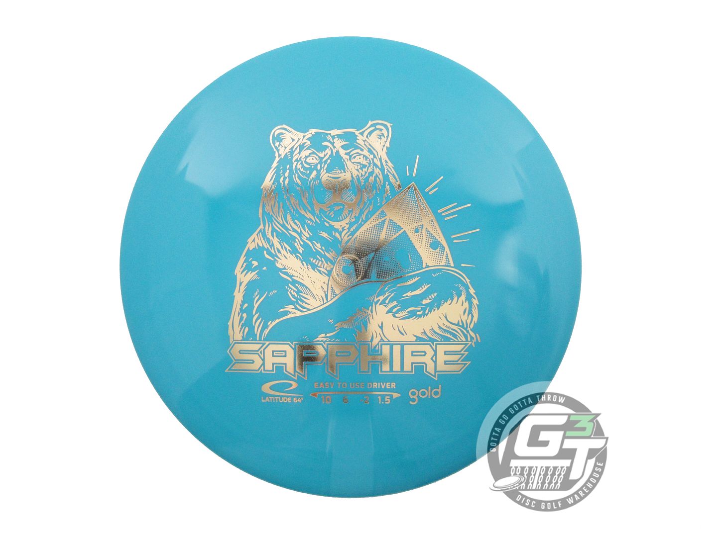 Latitude 64 Gold Line Sapphire Distance Driver Golf Disc (Individually Listed)
