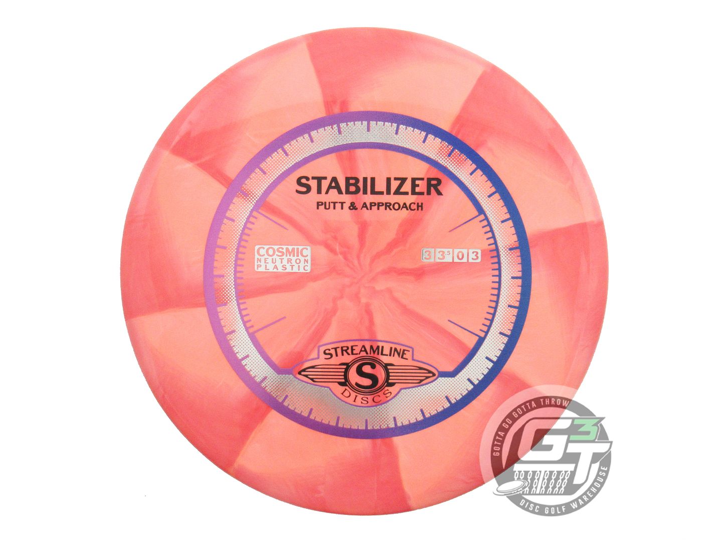 Streamline Cosmic Neutron Stabilizer Putter Golf Disc (Individually Listed)