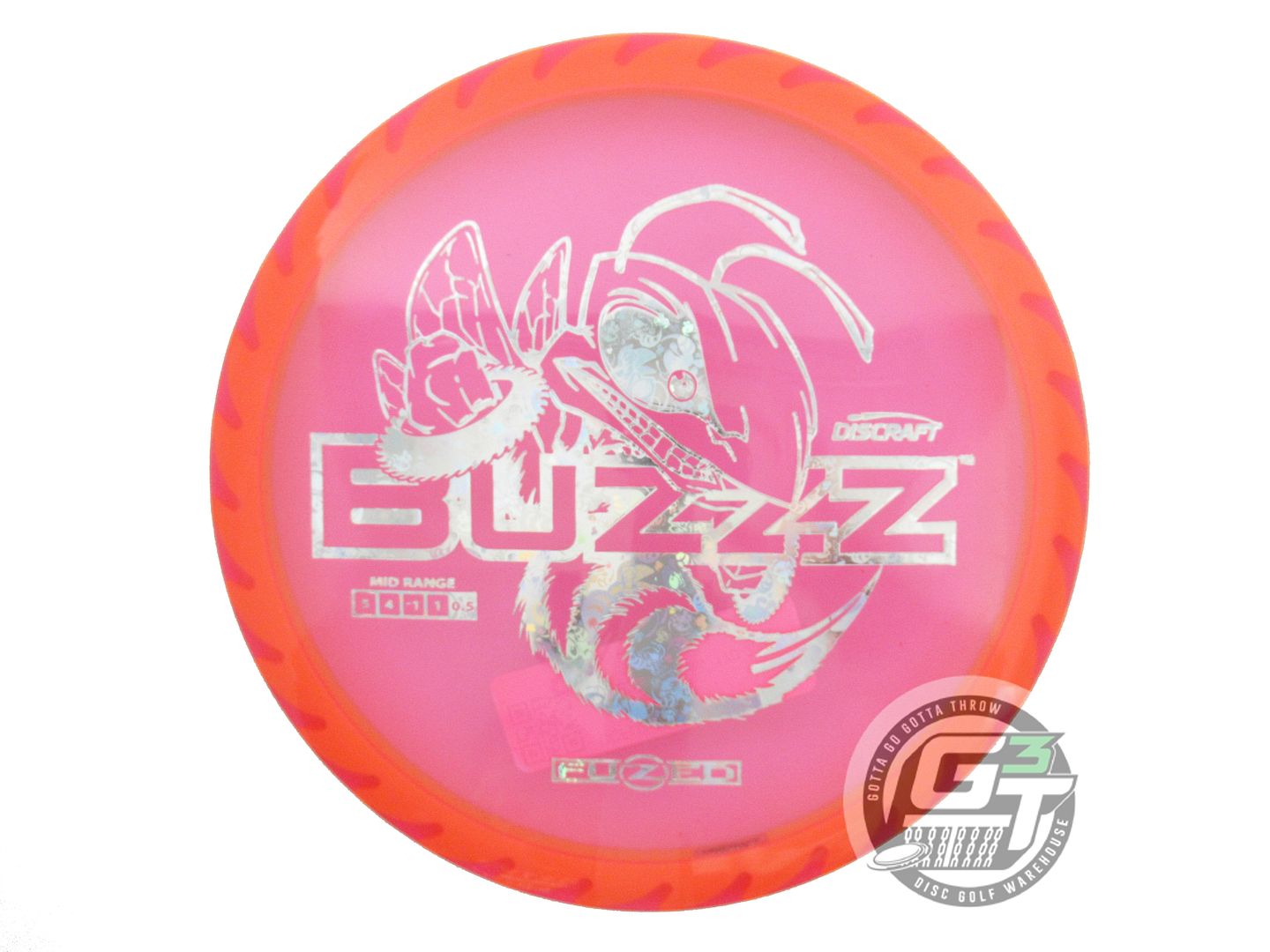 Discraft Fuzed Line Buzzz w/ Saw Pattern Midrange Golf Disc (Individually Listed)