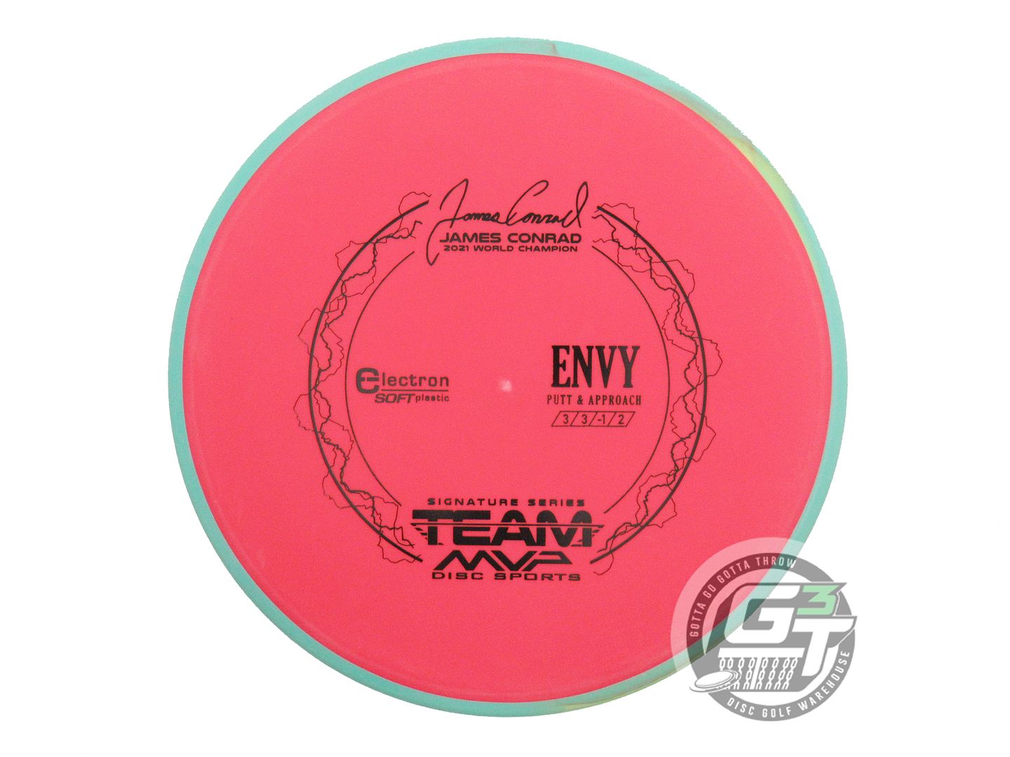 Axiom Electron Soft Envy [James Conrad 1X] Putter Golf Disc (Individually Listed)
