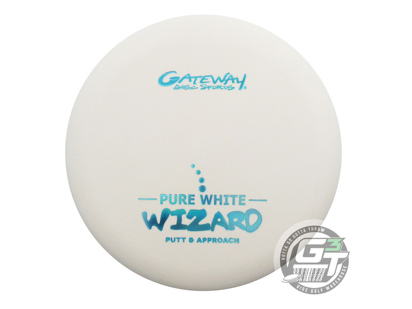 Gateway Pure White Wizard Putter Golf Disc (Individually Listed)