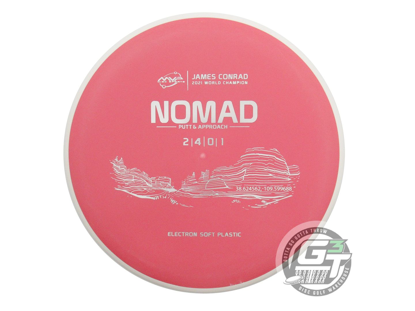 MVP Electron Soft Nomad [James Conrad 1X] Putter Golf Disc (Individually Listed)
