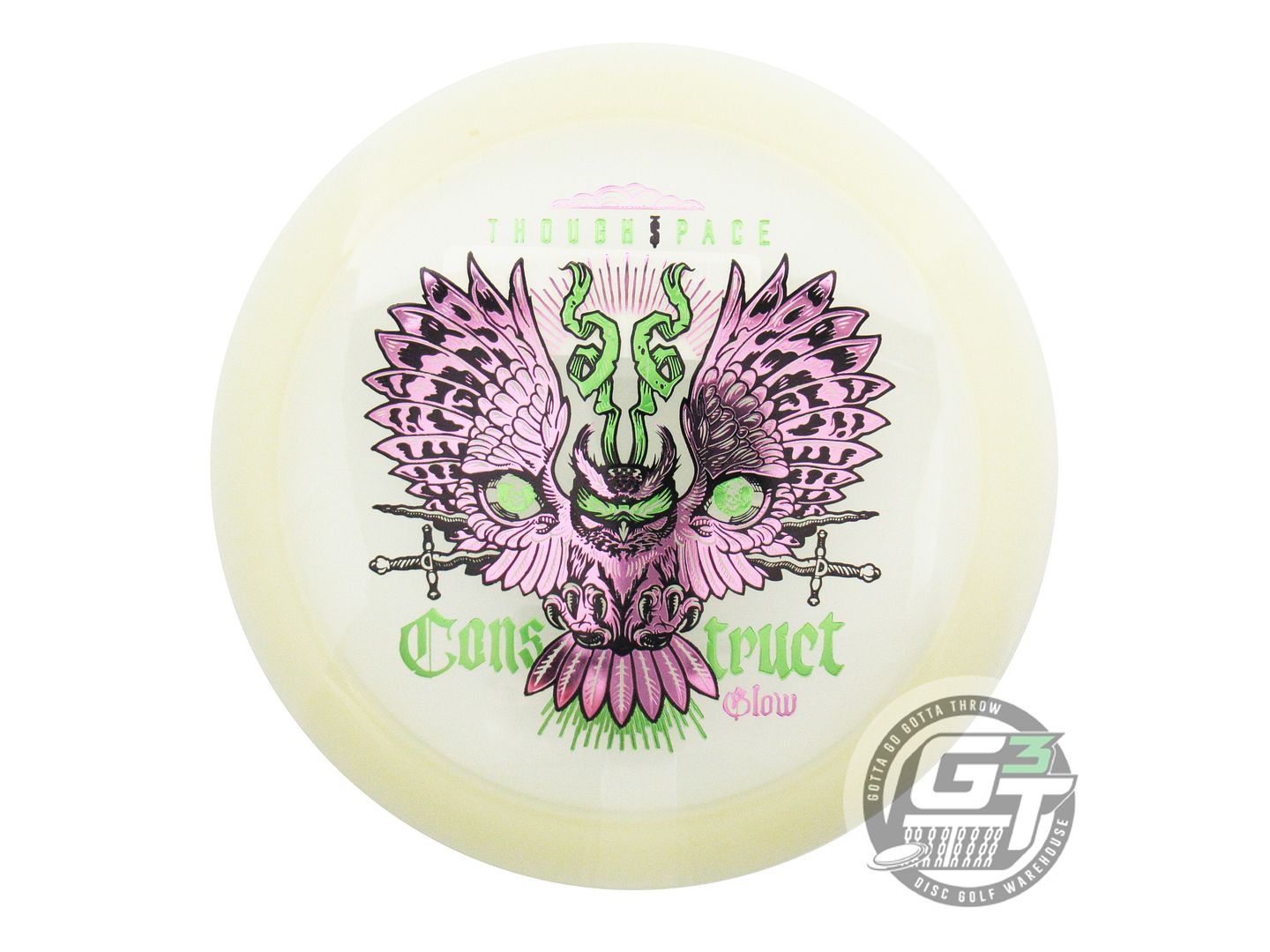 Thought Space Athletics Glow Construct Distance Driver Golf Disc (Individually Listed)