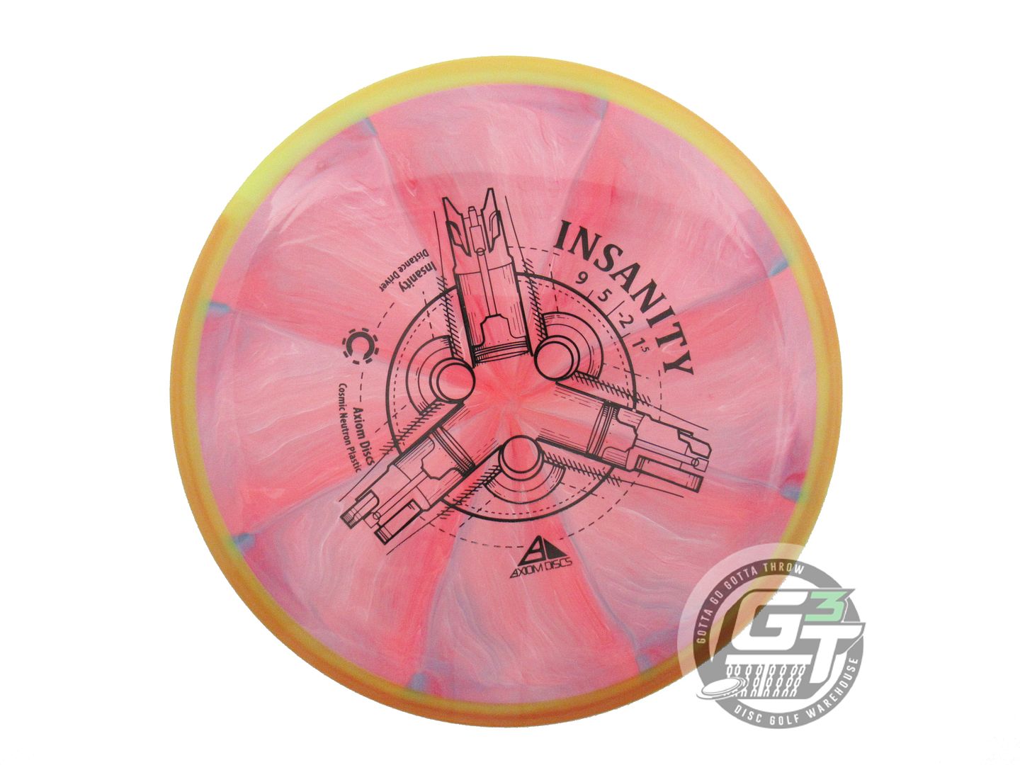 Axiom Cosmic Neutron Insanity Distance Driver Golf Disc (Individually Listed)
