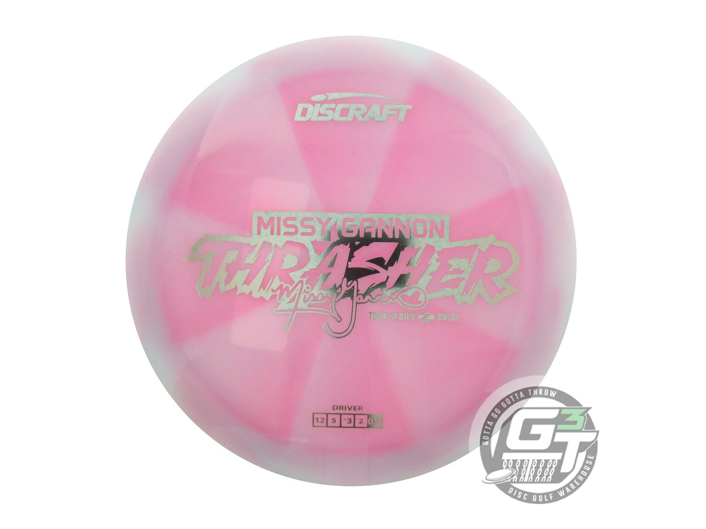 Discraft Limited Edition 2025 Tour Series Missy Gannon Swirl Elite Z Thrasher Distance Driver Golf Disc (Individually Listed)