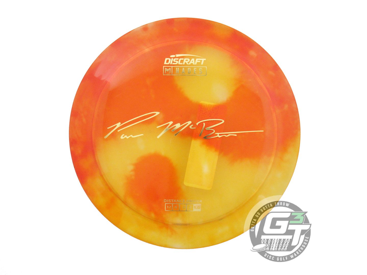 Discraft Paul McBeth Signature Fly Dye Elite Z Hades Distance Driver Golf Disc (Individually Listed)