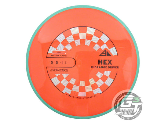 Axiom Neutron Soft Hex Midrange Golf Disc (Individually Listed)