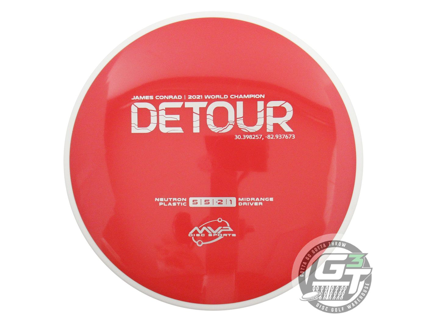 MVP Neutron Detour [James Conrad 1X] Midrange Golf Disc (Individually Listed)