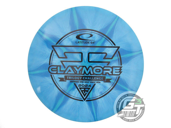 Latitude 64 Limited Edition 2024 Trilogy Challenge Gold Ice Burst Claymore Midrange Golf Disc (Individually Listed)