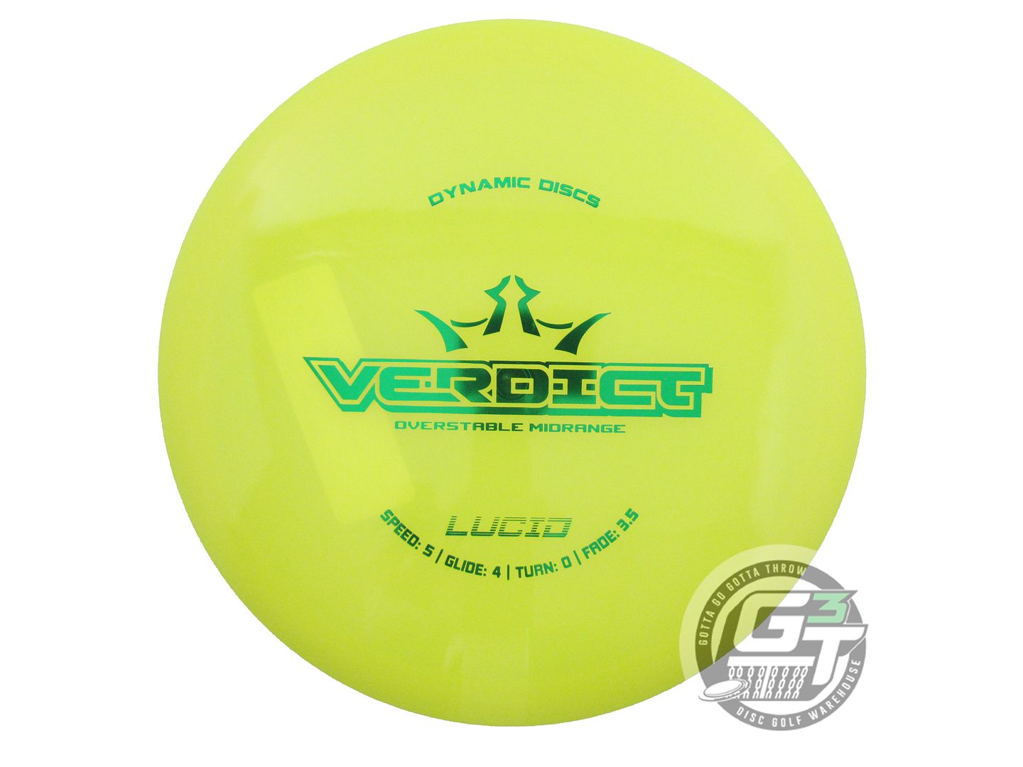 Dynamic Discs Lucid Verdict Midrange Golf Disc (Individually Listed)