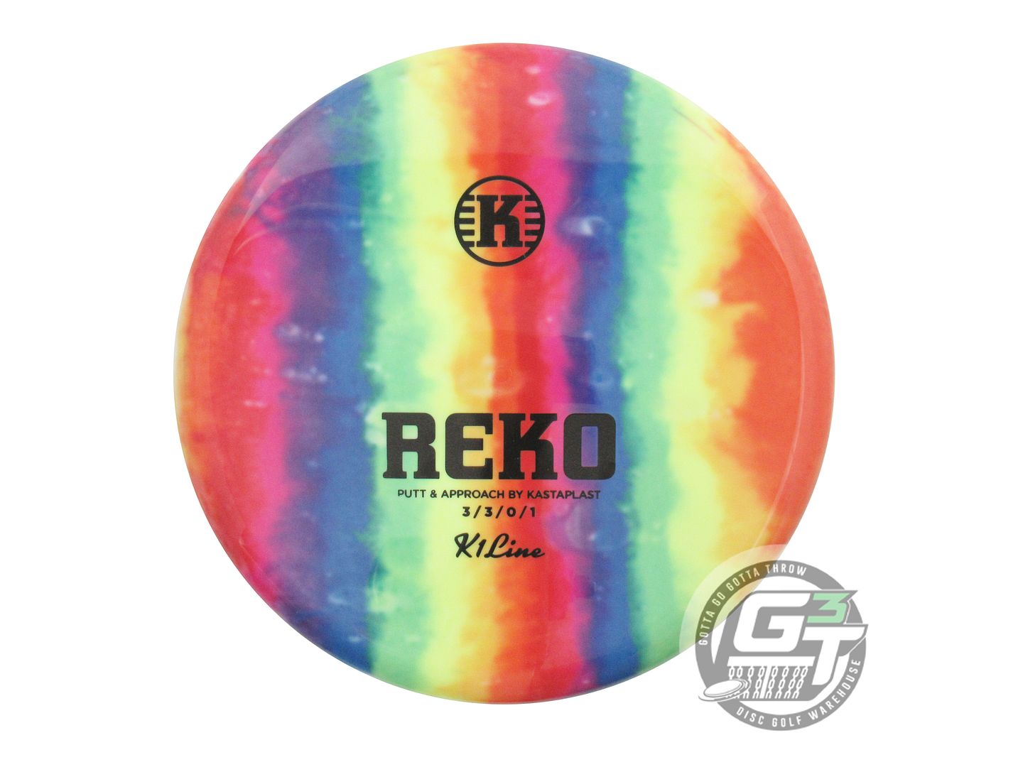 Kastaplast Tie-Dye K1 Reko Putter Golf Disc (Individually Listed)