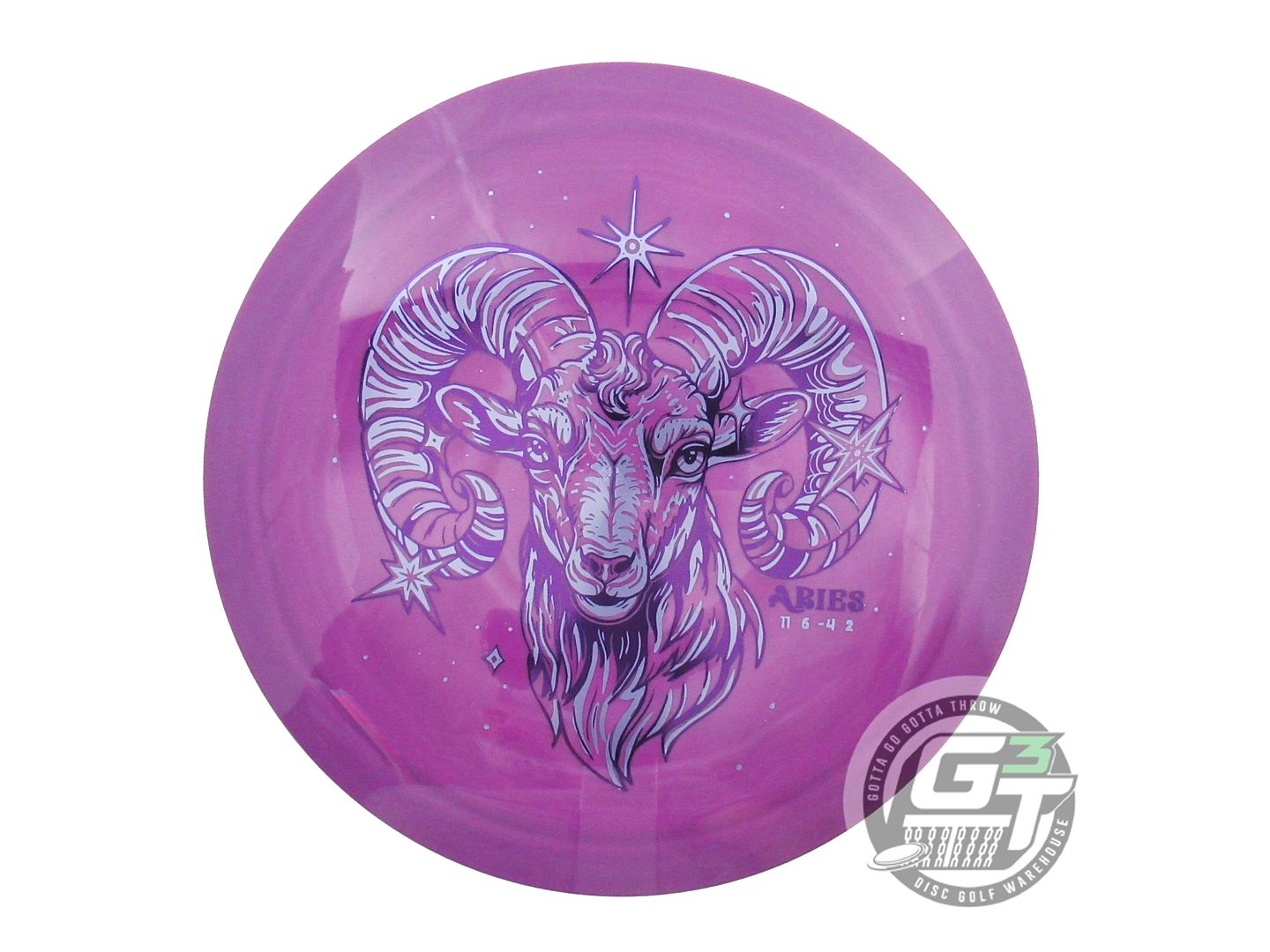 Millennium Cosmic Ram Stamp Swirly Sirius Aries Distance Driver Golf Disc (Individually Listed)