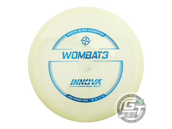 Innova Proto Glow Champion Wombat3 Midrange Golf Disc (Individually Listed)