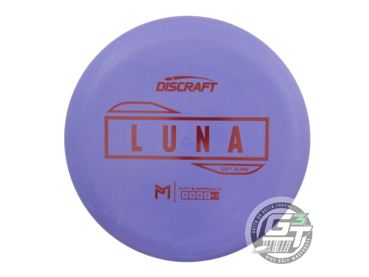 Discraft Paul McBeth Signature Putter Line Soft Luna Putter Golf Disc (Individually Listed)