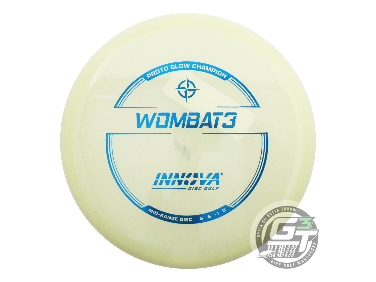 Innova Proto Glow Champion Wombat3 Midrange Golf Disc (Individually Listed)