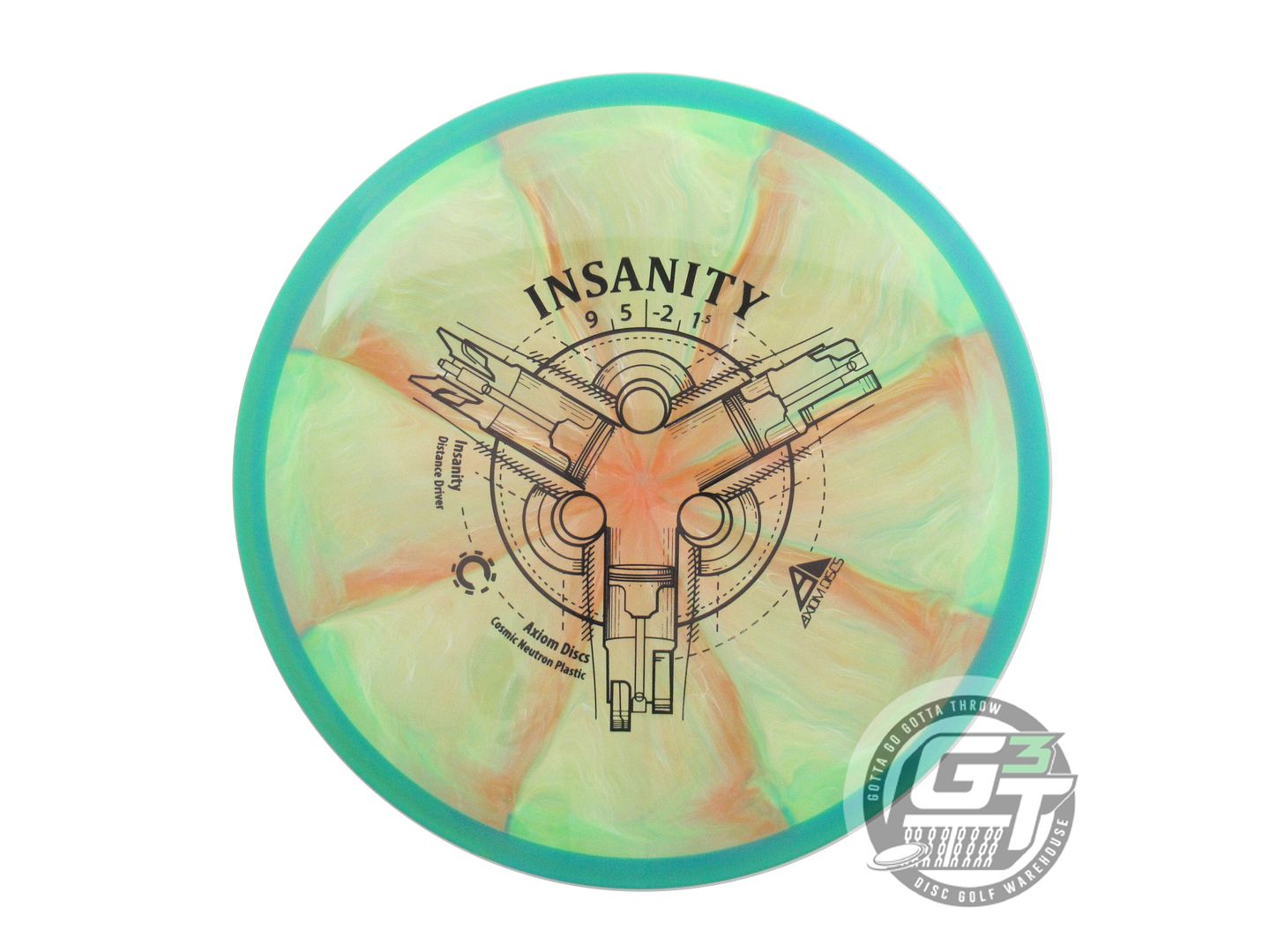 Axiom Cosmic Neutron Insanity Distance Driver Golf Disc (Individually Listed)
