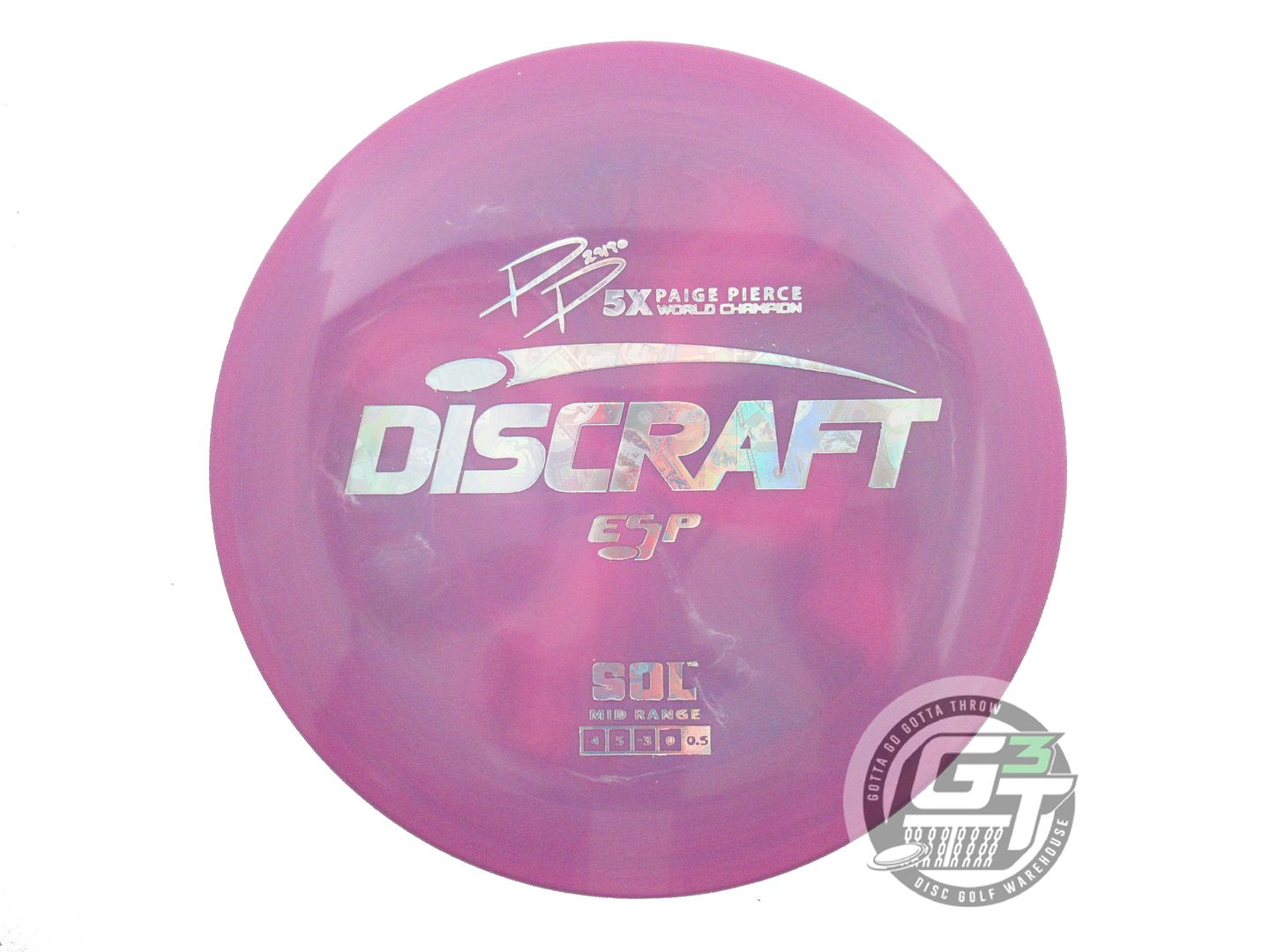Discraft ESP Sol [Paige Pierce 5X] Midrange Golf Disc (Individually Listed)