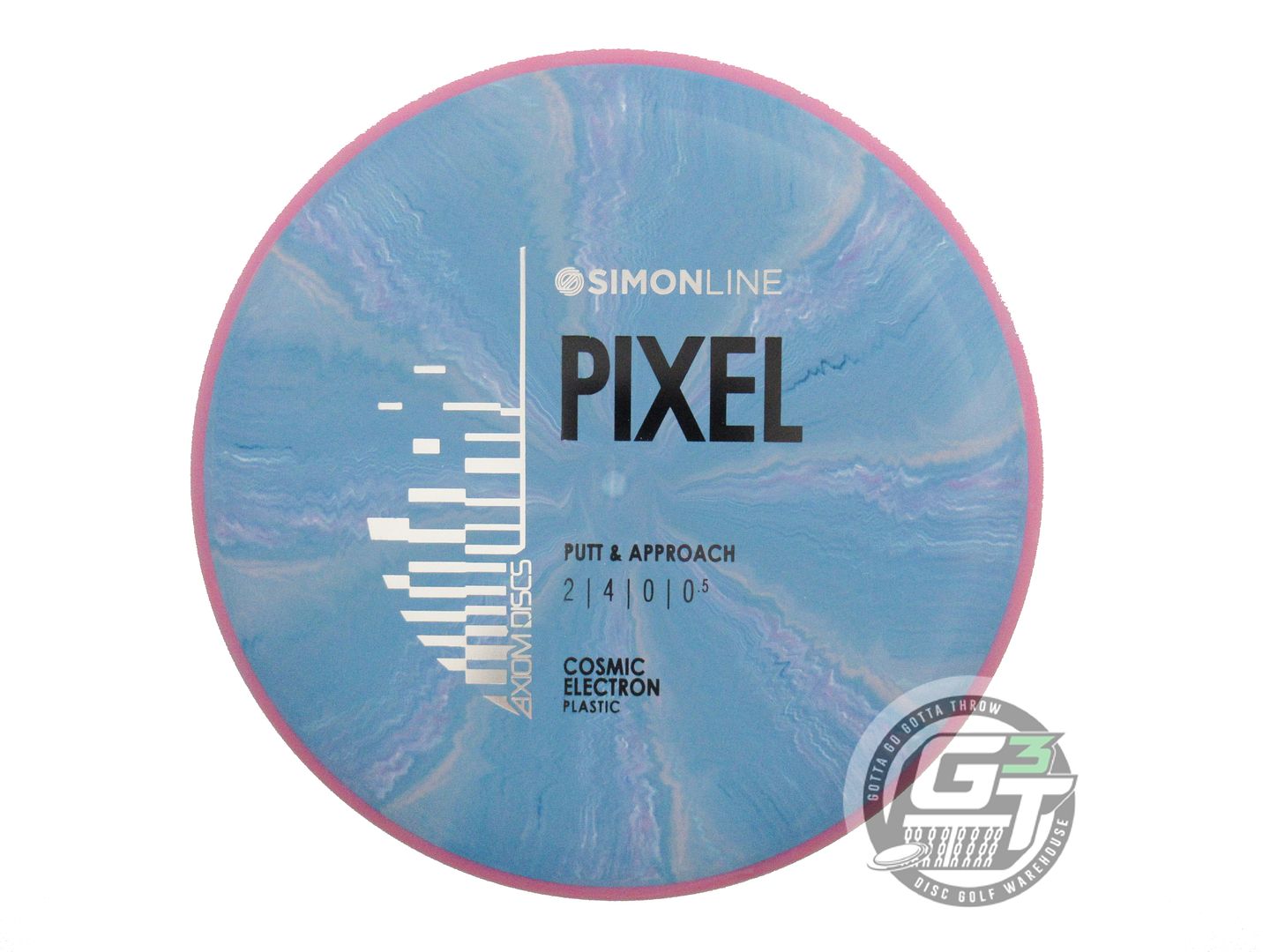Axiom Simon Line Cosmic Electron Pixel [Simon Lizotte] Putter Golf Disc (Individually Listed)
