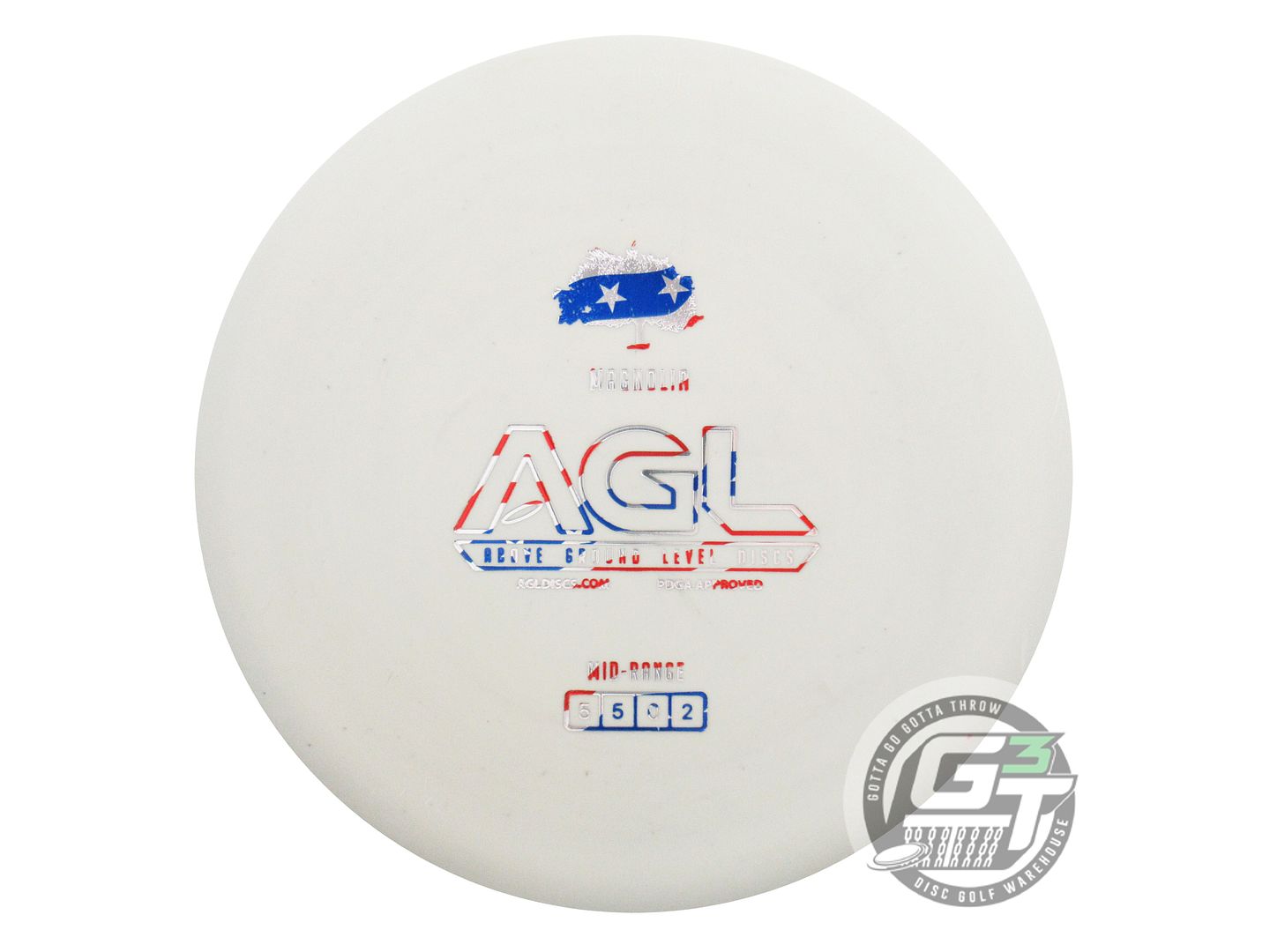 Above Ground Level Glow Woodland Magnolia Midrange Golf Disc (Individually Listed)