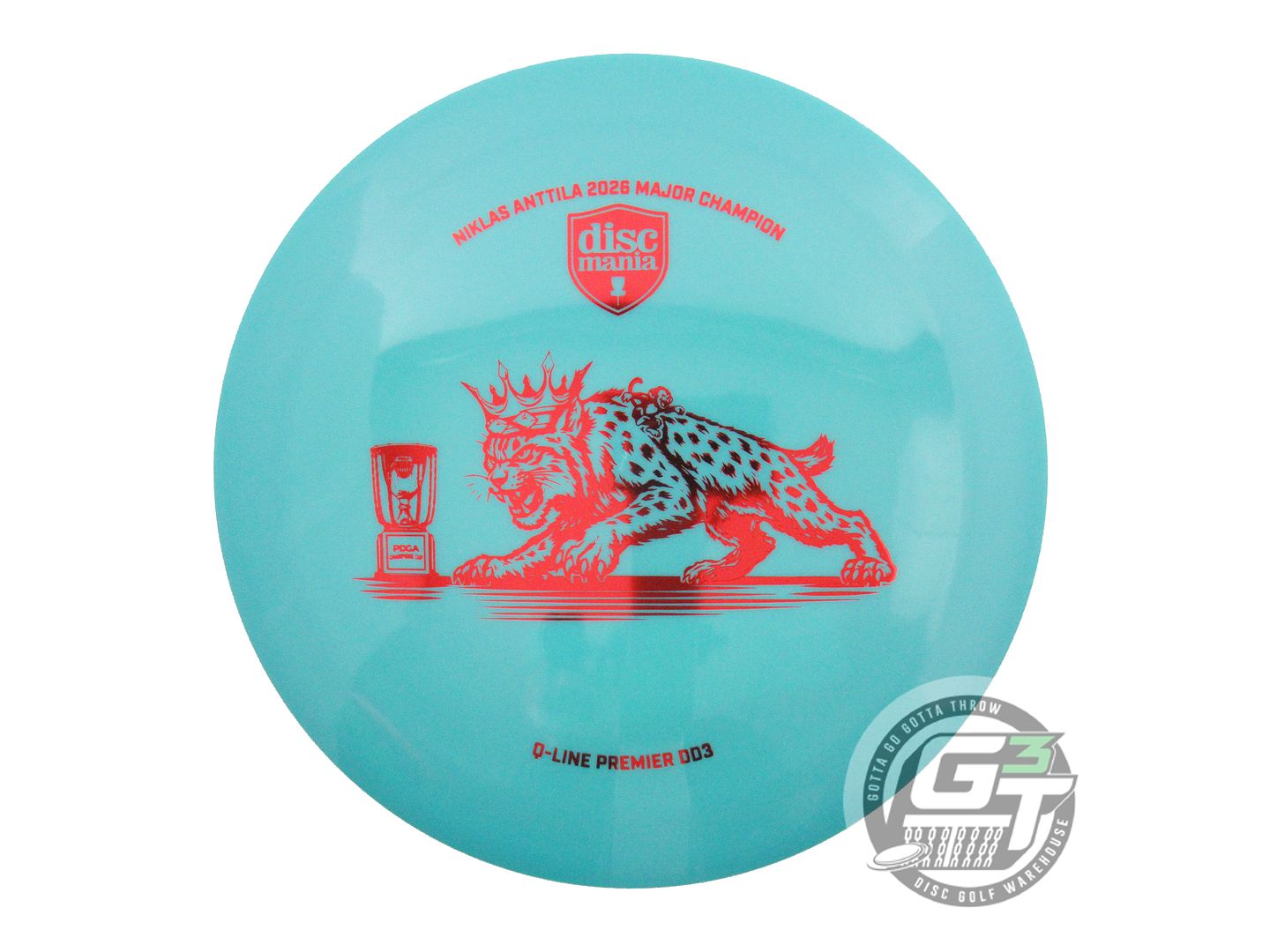 Discmania Limited Edition Triumph Series Niklas Anttila 2026 PDGA Champions Cup Premier Q-Line DD3 Distance Driver Golf Disc (Individually Listed)